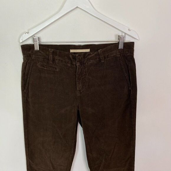 Vince Dark Brown Skinny Leg Corduroy Pants - Picture 3 of 7